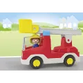 Playmobil Junior - Πυροσβέστης Με Κλιμακοφόρο Όχημα 71683