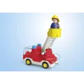 Playmobil Junior - Πυροσβέστης Με Κλιμακοφόρο Όχημα 71683