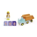 Playmobil Junior - Ανατρεπόμενο Φορτηγό Με Εργάτη 71685