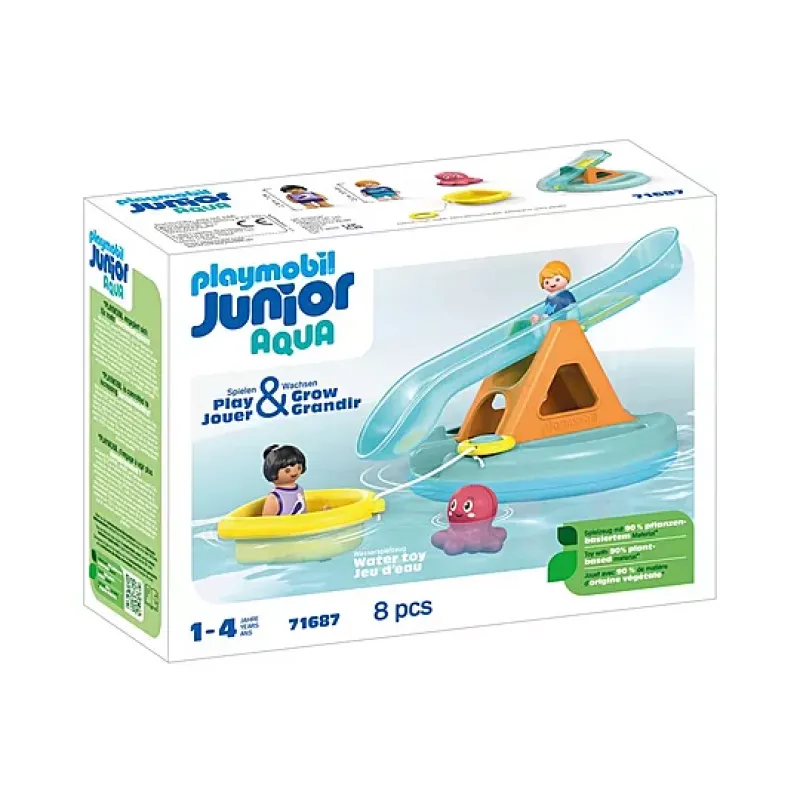 Playmobil Junior Aqua - Τραμπάλα Και Βαρκούλα 71687