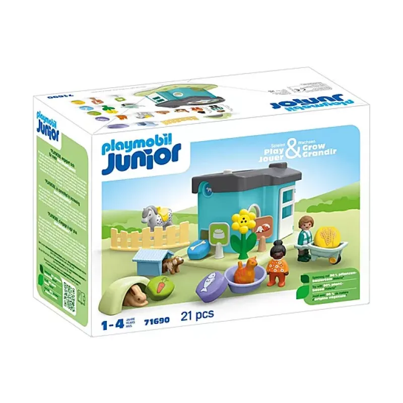 Playmobil Junior - Ξενώνας Μικρών Ζώων 71690