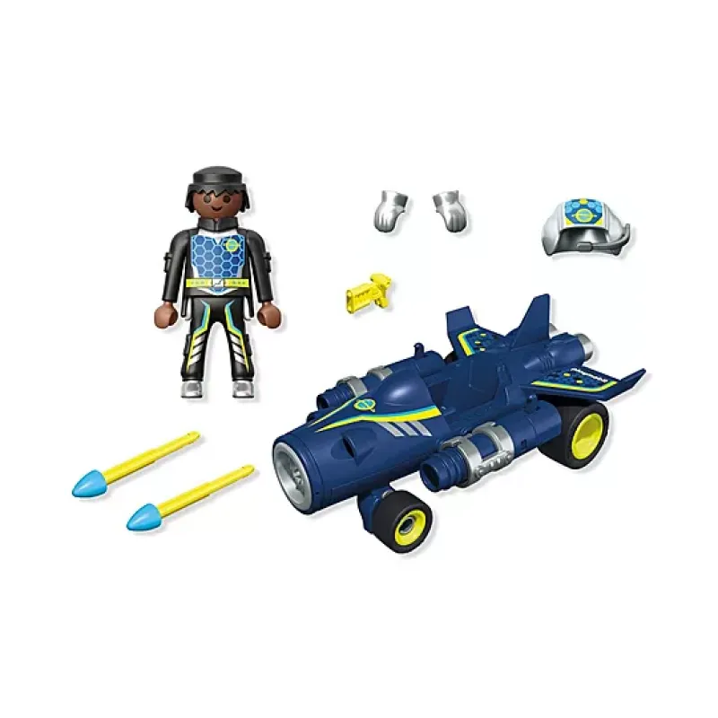Playmobil Funstars - Crazy Kart, Αεριωθούμενο Όχημα 71719