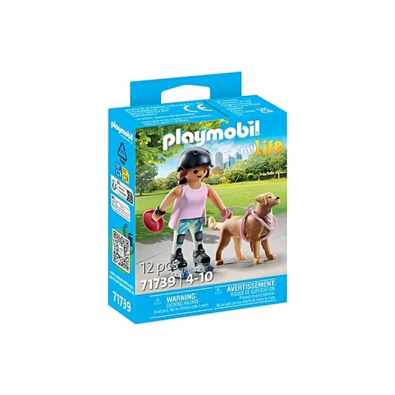 Playmobil My Life - Σκέιτερ Με Ριτρίβερ 71739