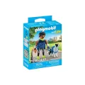 Playmobil My Life - Αθλητής Με Μπόρντερ Κόλεϊ 71740