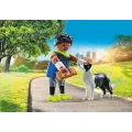 Playmobil My Life - Αθλητής Με Μπόρντερ Κόλεϊ 71740