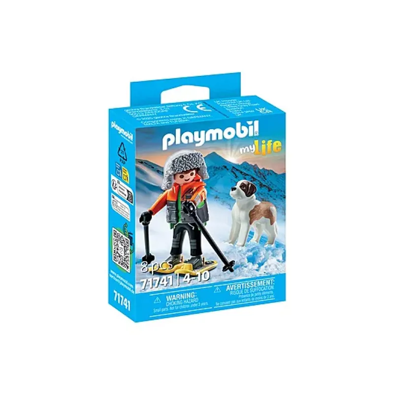 Playmobil My Life - Ορειβάτης Με Σκύλο Του Αγίου Βερνάρδου 71741