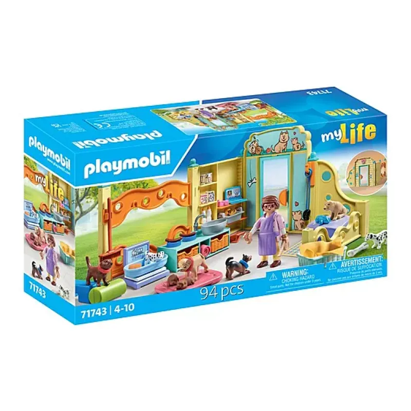 Playmobil My Life - Σταθμός Φροντίδας Κουταβιών 71743