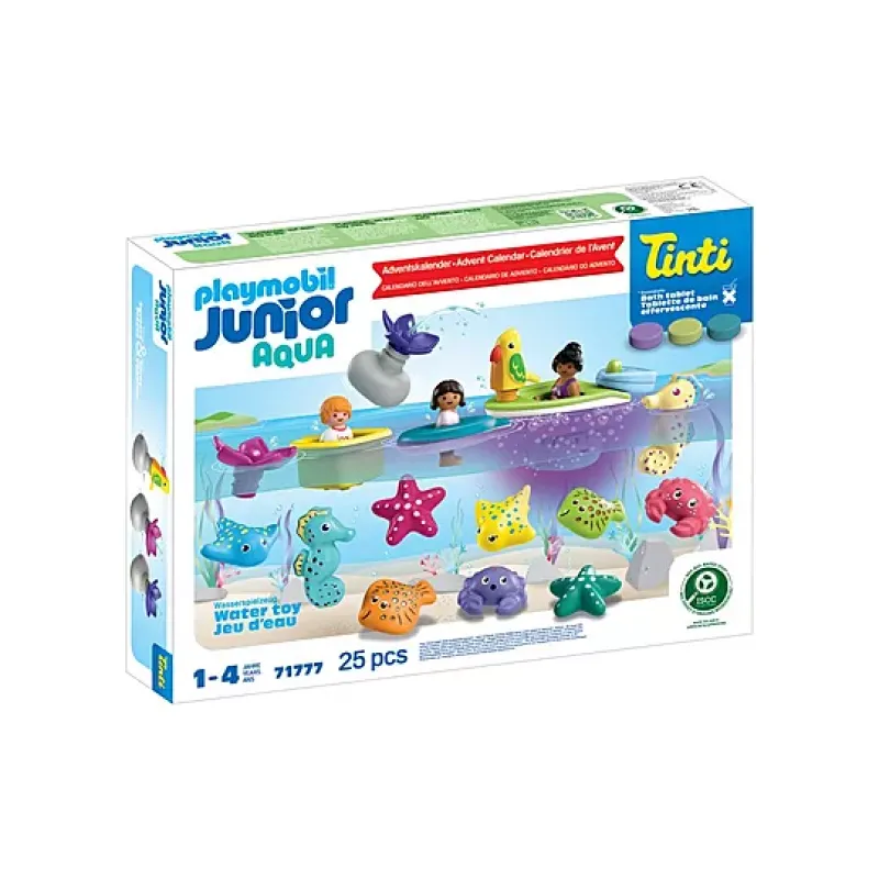 Playmobil Junior Aqua - Junior And Tinti Χριστουγεννιάτικο Ημερολόγιο – Ώρα Για Μπάνιο 71777