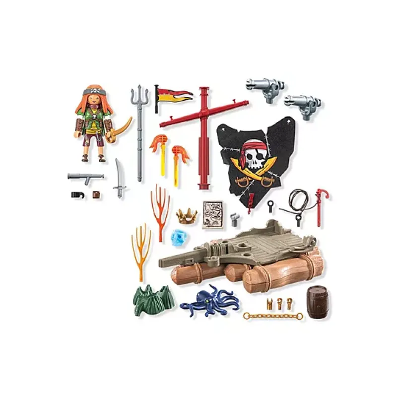 Playmobil Pirates - Πειρατική Σχεδία Με Κανόνια 71794