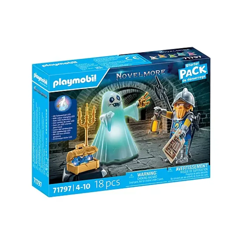 Playmobil Novelmore - Starter Pack, Φάντασμα και Ιππότης Novelmore 71797