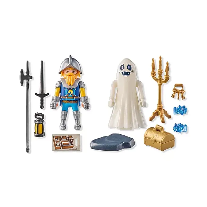 Playmobil Novelmore - Starter Pack, Φάντασμα και Ιππότης Novelmore 71797