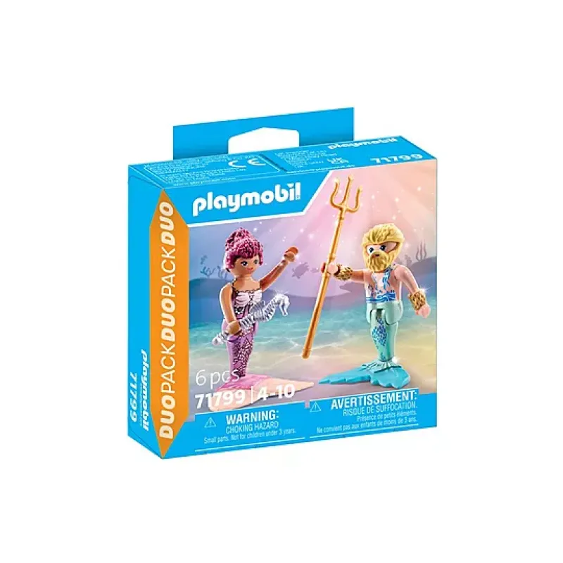 Playmobil Duo Pack - Γοργόνα Και Τρίτωνας 71799