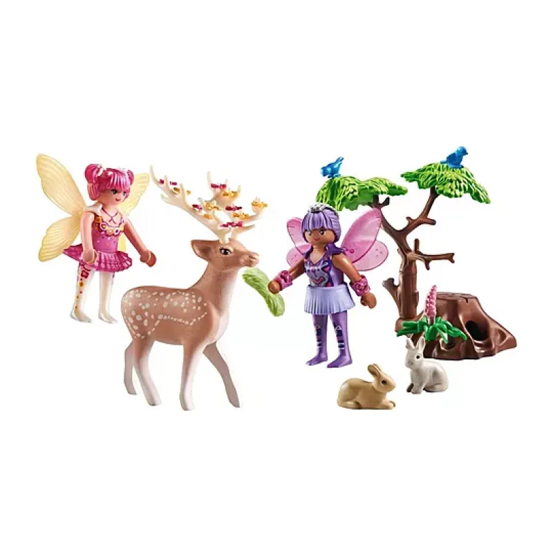 Playmobil Princess Magic - Starter Pack, Νεράιδες Με Ζωάκια Του Δάσους 71800