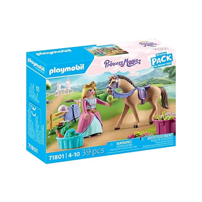 Playmobil Princess Magic - Starter Pack, Πριγκίπισσα Με Άλογο Ιππασίας 71801