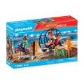 Playmobil Action Heroes - Ακροβατικά Με Γουρούνα Και Μηχανή 71808