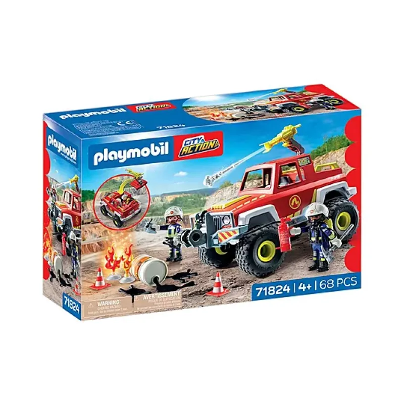 Playmobil City Action - Πυροσβεστικό Όχημα 4x4 71824