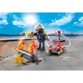 Playmobil Action Heroes - Πυροσβέστης Με Αντλία Νερού 71826