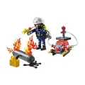 Playmobil Action Heroes - Πυροσβέστης Με Αντλία Νερού 71826