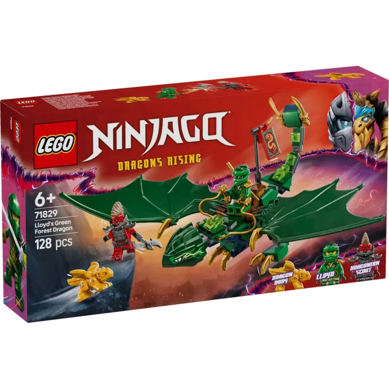 Lego Ninjago - Lloy's Green Forest Dragon 71829