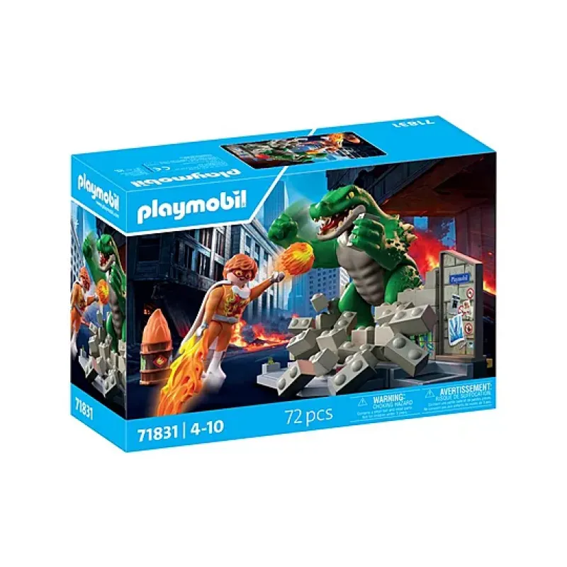 Playmobil Heroes - Μάχη Εναντίον Της Γιγαντιαίας Σαύρας 71831