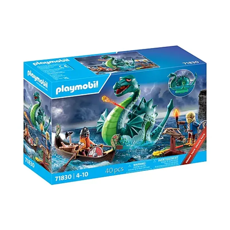 Playmobil - Πολεμιστές Βίκινγκς Και Θαλάσσιο Τέρας 71830