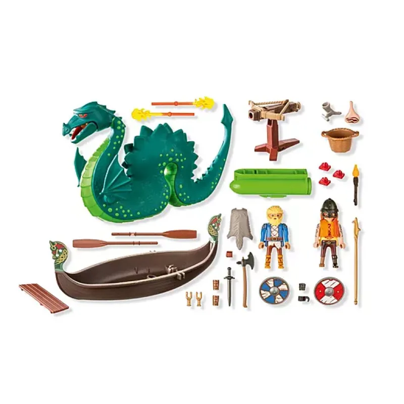 Playmobil - Πολεμιστές Βίκινγκς Και Θαλάσσιο Τέρας 71830