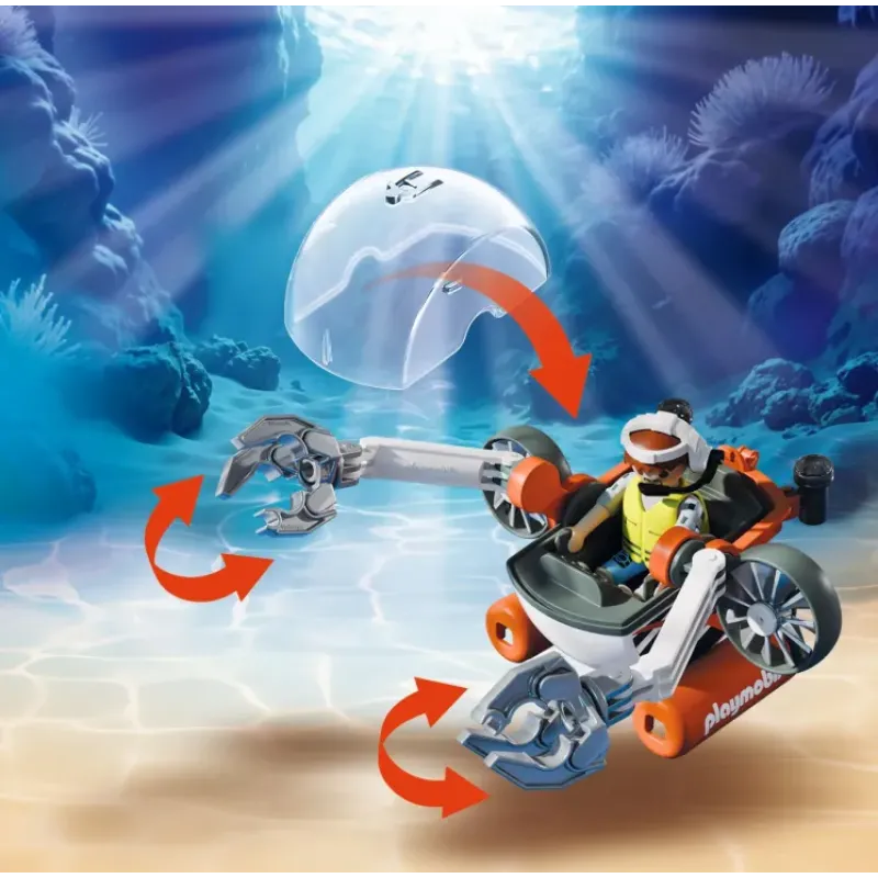 Playmobil City Action - Υποβρύχιο Κυνήγι Θησαυρού 71860