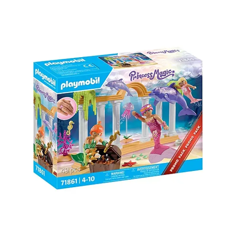 Playmobil Princess Magic - Βασιλική Οικογένεια Γοργόνων Και Δελφίνια 71861