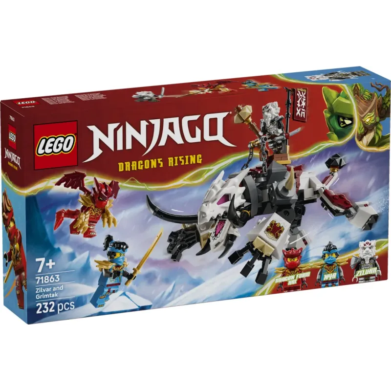 Lego Ninjago - Zilvar And Grimtak The Dragon Beast 71863