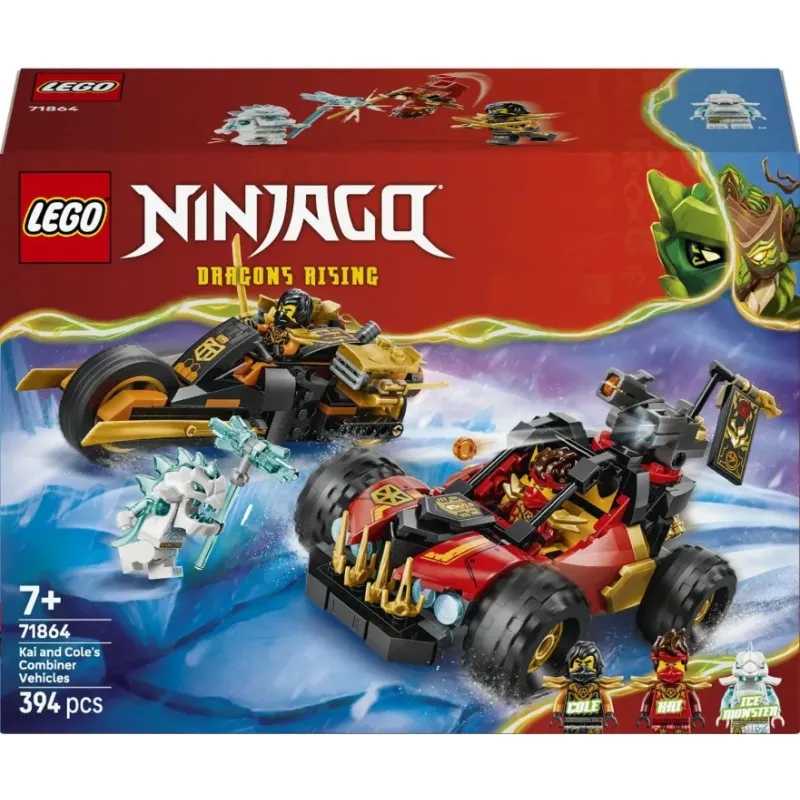 Lego Ninjago - Kai And Cole's Combiner Vehicles 71864