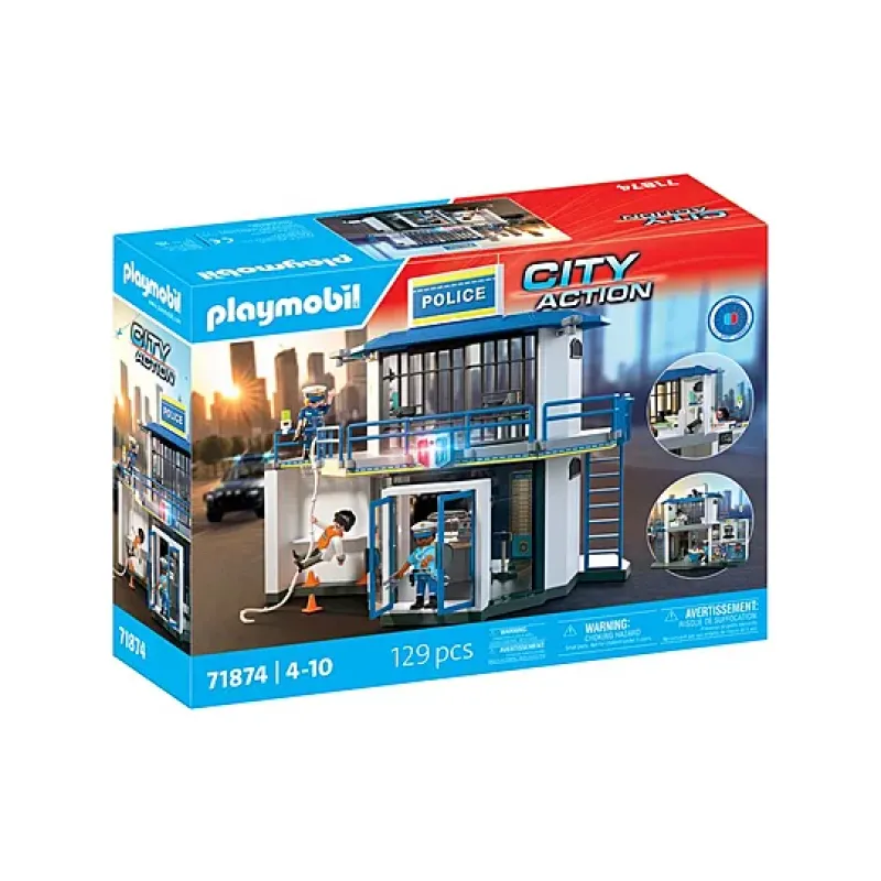 Playmobil City Action - Αστυνομικό Τμήμα Με Δωμάτιο Ερευνών 71874