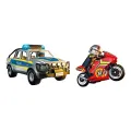 Playmobil City Action - Αστυνομικό Όχημα Pickup Και Μοτοσυκλέτα 71875