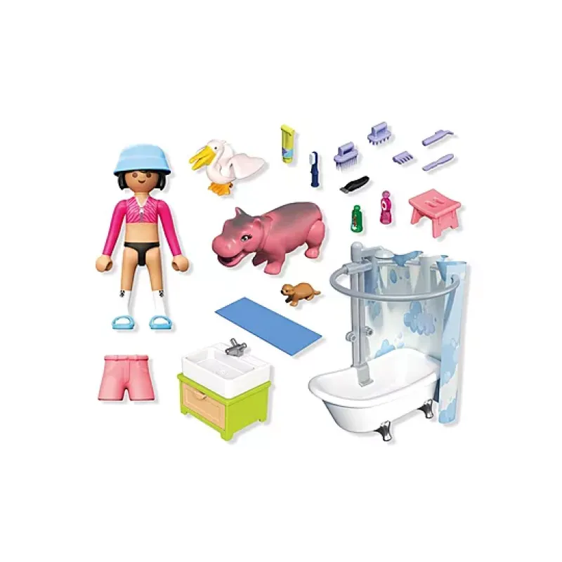 Playmobil Animals & Friends - Ώρα Για Μπάνιο 71950