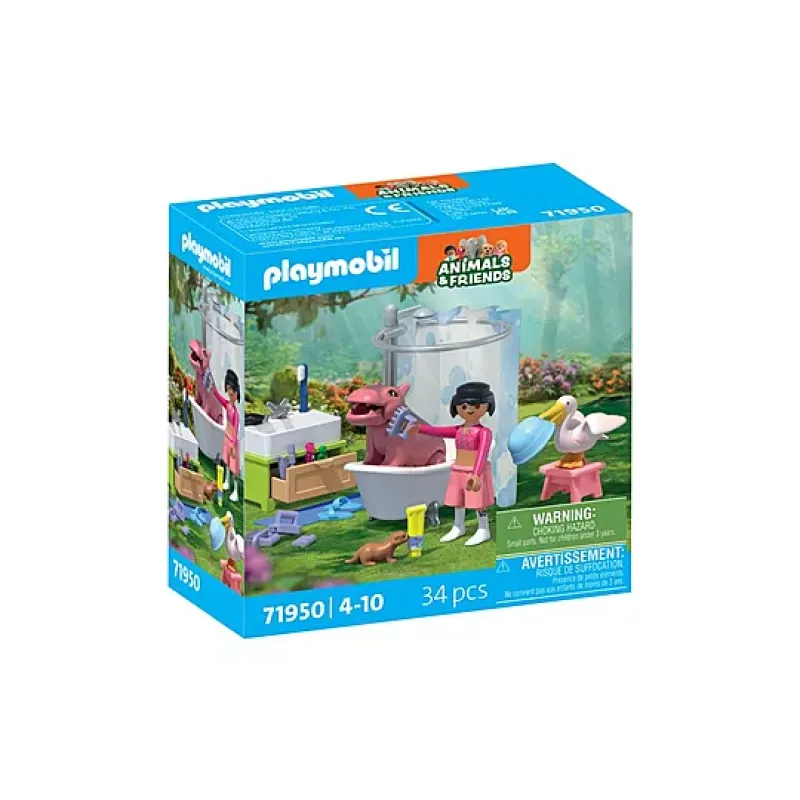 Playmobil Animals & Friends - Ώρα Για Μπάνιο 71950