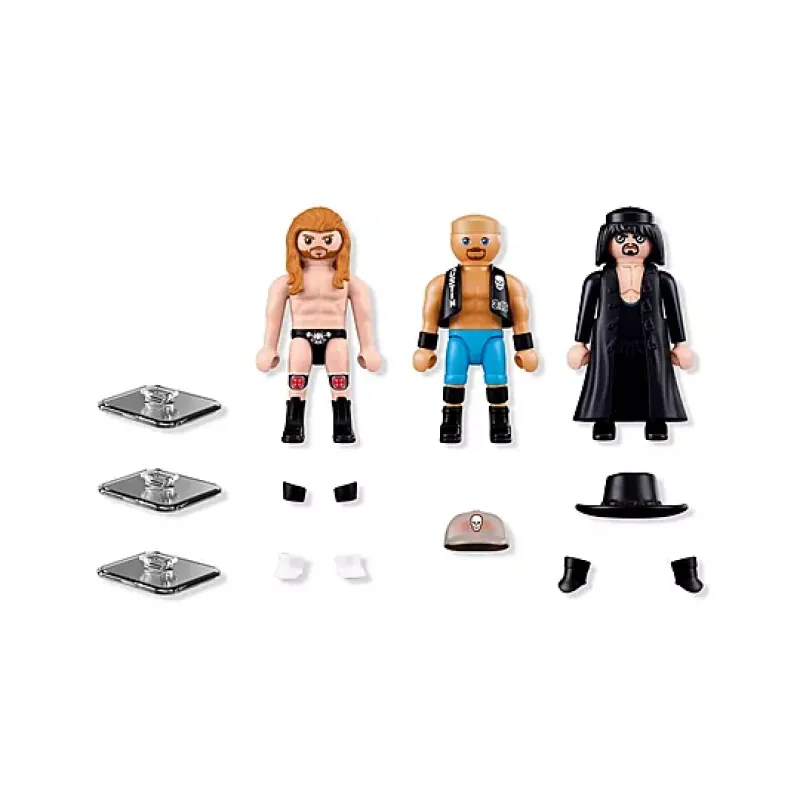 Playmobil WWE - Τρεις Παλαιστές Της Attitude Era 71957