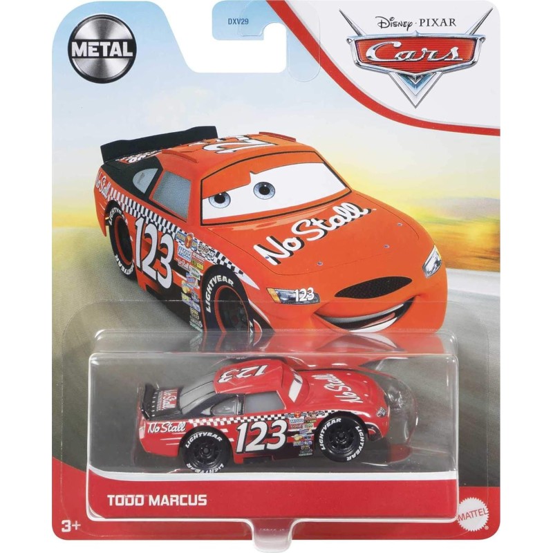 Mattel Cars - Αυτοκινητάκι, Todd Marcus GRR55 (DXV29)