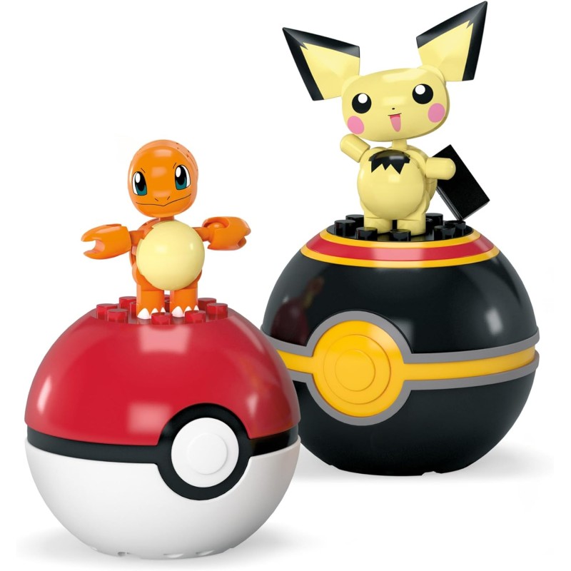 Mattel - Mega Pokemon , Charmander & Pichu Σετ των δύο HXP13 (HXP11)