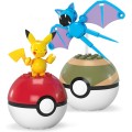 Mattel - Mega Pokemon , Pikachu and Zubat Pokeball Σετ των δύο HXP12 (HXP11)