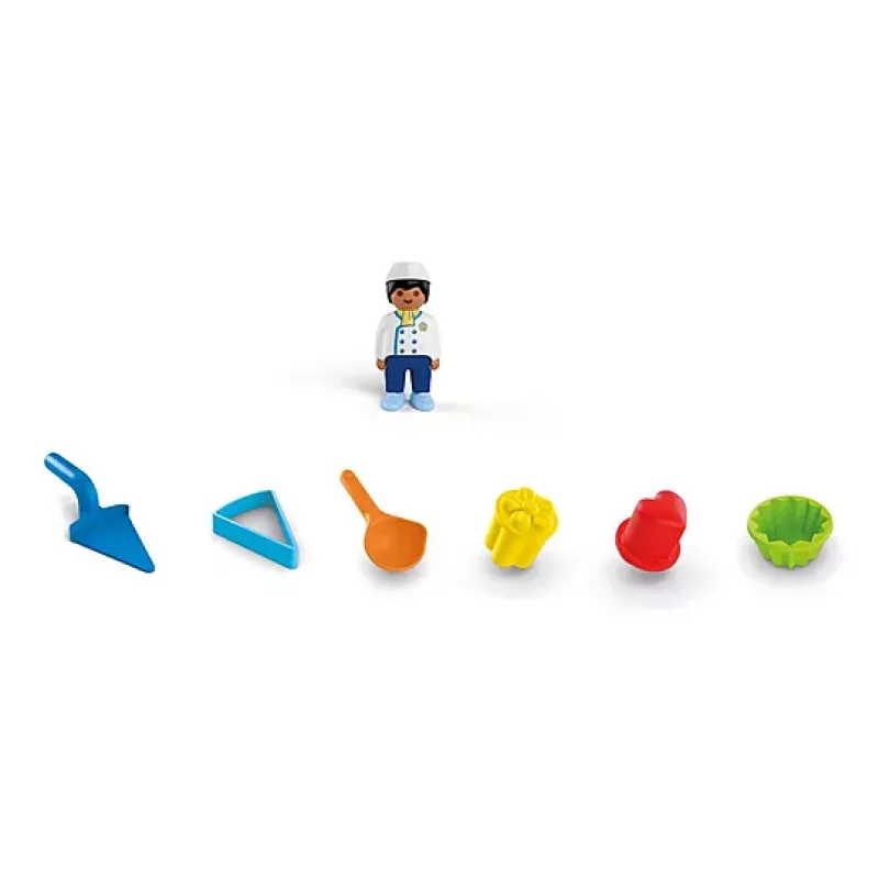 Playmobil Junior - Παιχνίδια Στην Άμμο με Τον Παγωτατζή 72005