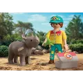 Playmobil Duo Pack - Φροντιστής Ζώων Και Ρινόκερος 72025