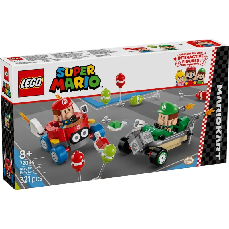 Lego Super Mario - Kart – Kart-Baby Mario vs. Baby Luigi 72034