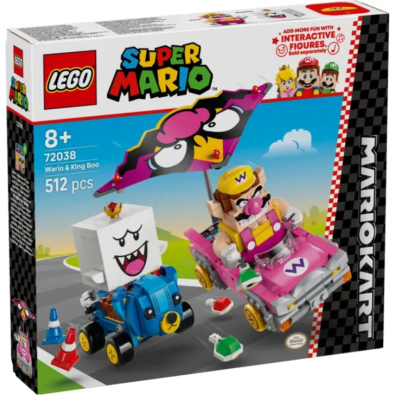 Lego Super Mario - Mario Kart™ – Wario & King Boo 72038