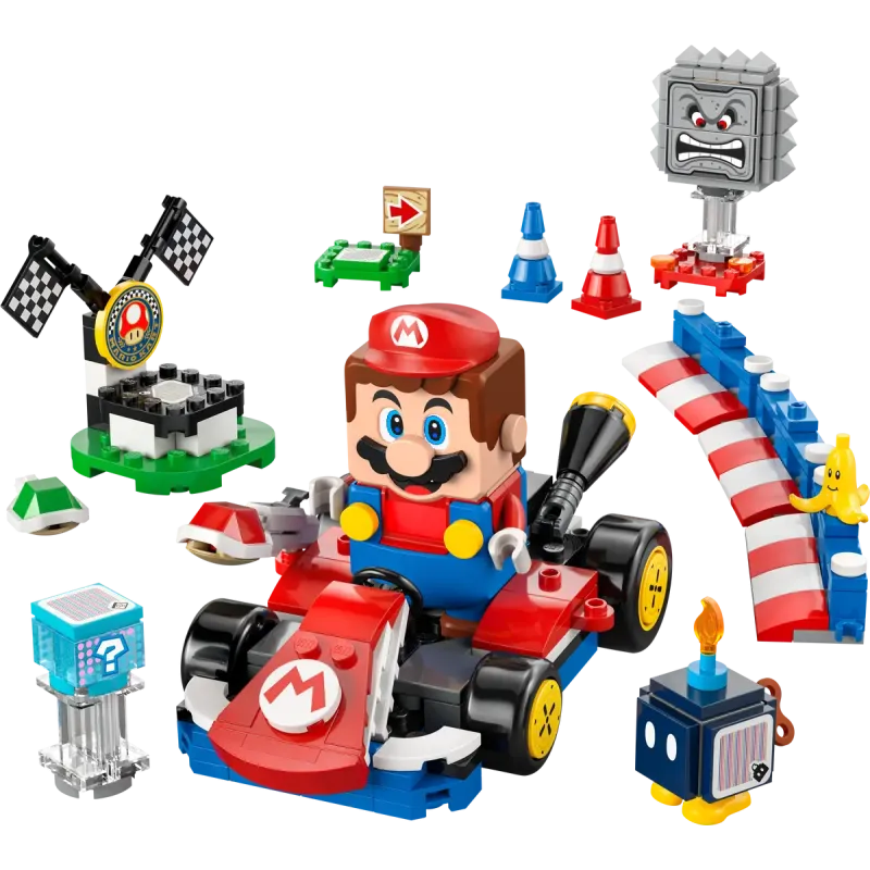 Lego Super Mario - Kart-Interactive Lego Mario & Standard Kart 72043