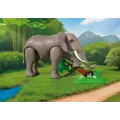 Playmobil Animals & Friends - Φροντιστής Ζωολογικού Πάρκου Με Ελέφαντα Και Φλαμίνγκο 72068