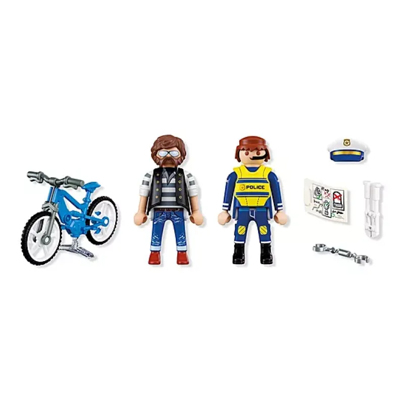 Playmobil City Action - Αστυνομικός Και Κλέφτης Ποδηλάτων 72076