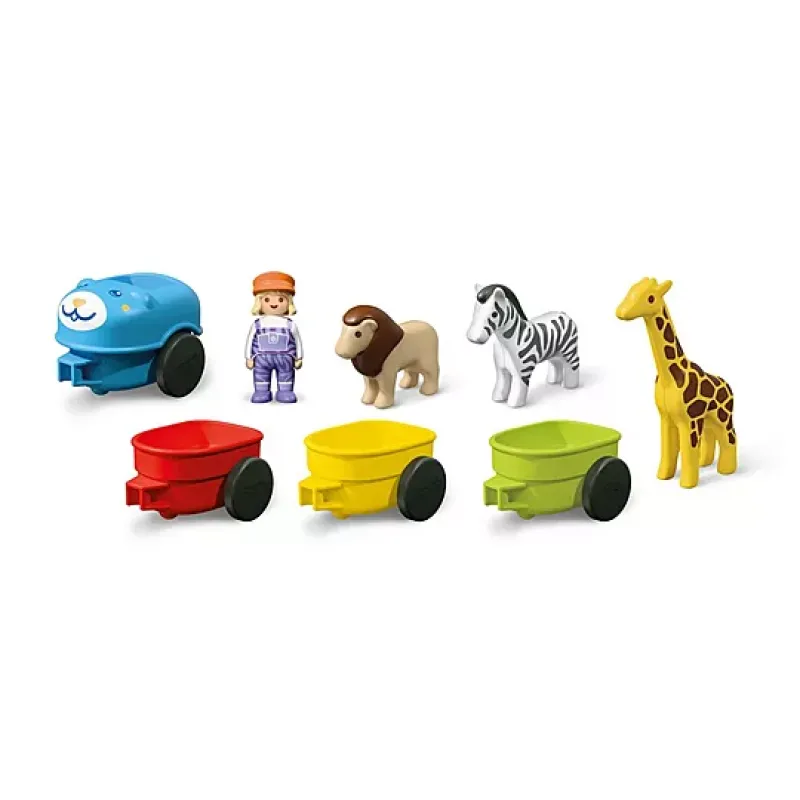 Playmobil Junior - Τρένο Με Ζωάκια 72084