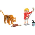 Playmobil Animals & Friends - Τίγρης Και Επισκέπτης Πάρκου 72089