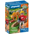 Playmobil Animals & Friends - Τίγρης Και Επισκέπτης Πάρκου 72089