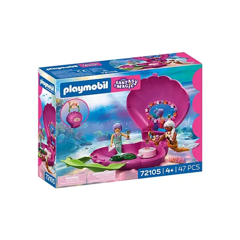 Playmobil Fantasy & Magic - Τσάντα-Κοχύλι Σαλόνι Ομορφιάς 72105