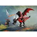 Playmobil Knights - Μαύρος Δράκος Και Ιππότης 72114